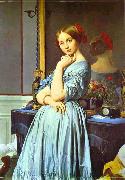 Jean Auguste Dominique Ingres Portrait of Countess D'Haussonville. Spain oil painting reproduction